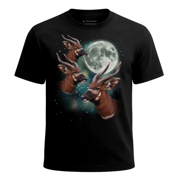 Three Bongo Moon cosmic t-shirt