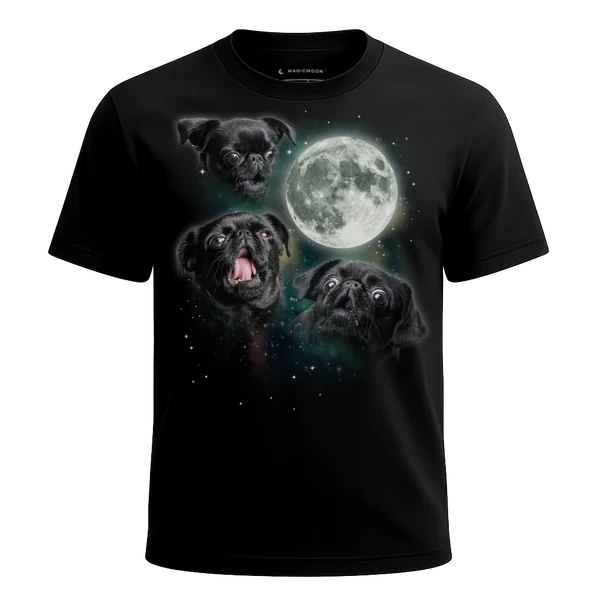Three Brabancon Moon cosmic t-shirt