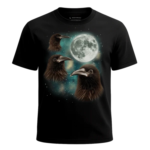 Three Kiwi Moon cosmic t-shirt