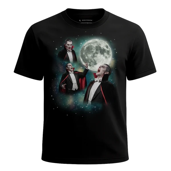 Three Vampire Moon cosmic t-shirt