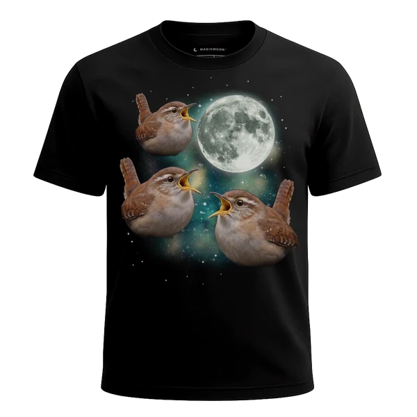 Three Wren Moon cosmic t-shirt