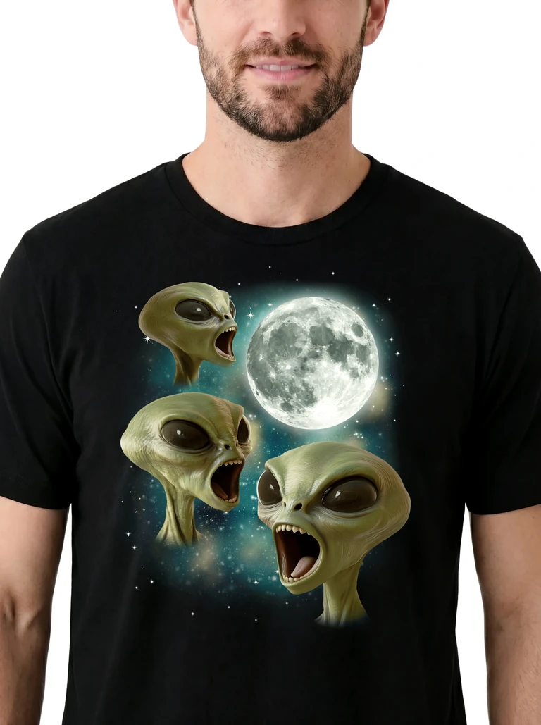 Three Alien Moon on model m1-3