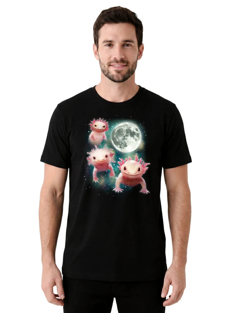 Three Axolotl Moon on model m1-1