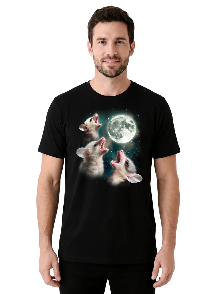 Three Baby Possum Moon on model m1-1