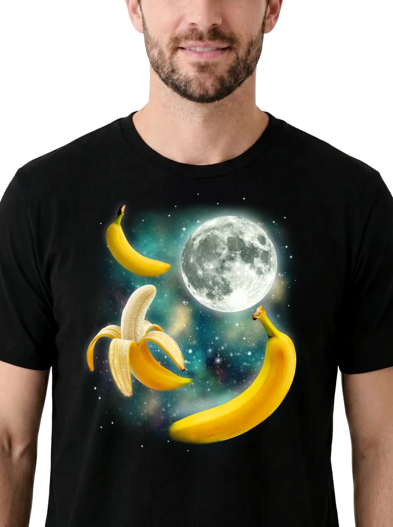 Three Banana Moon on model m1-3