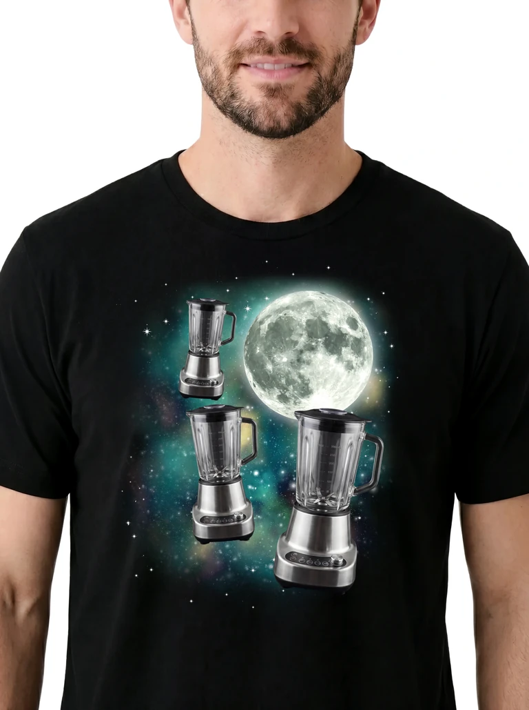 Three Blender Moon on model m1-3