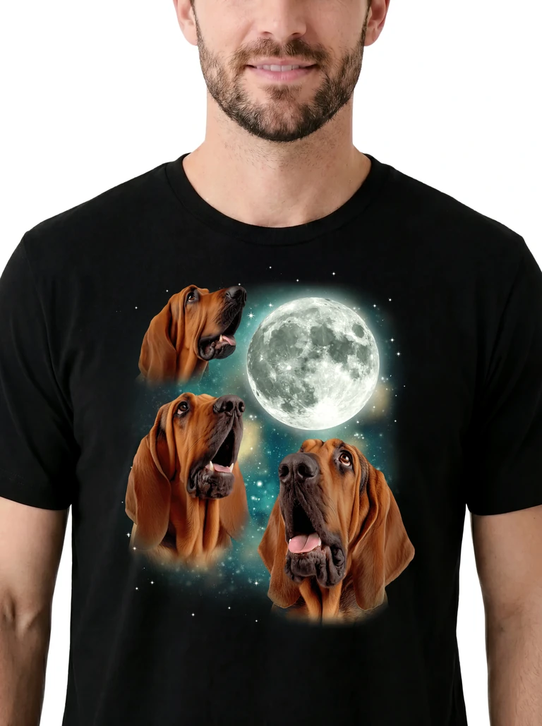 Three Bloodhound Moon on model m1-3