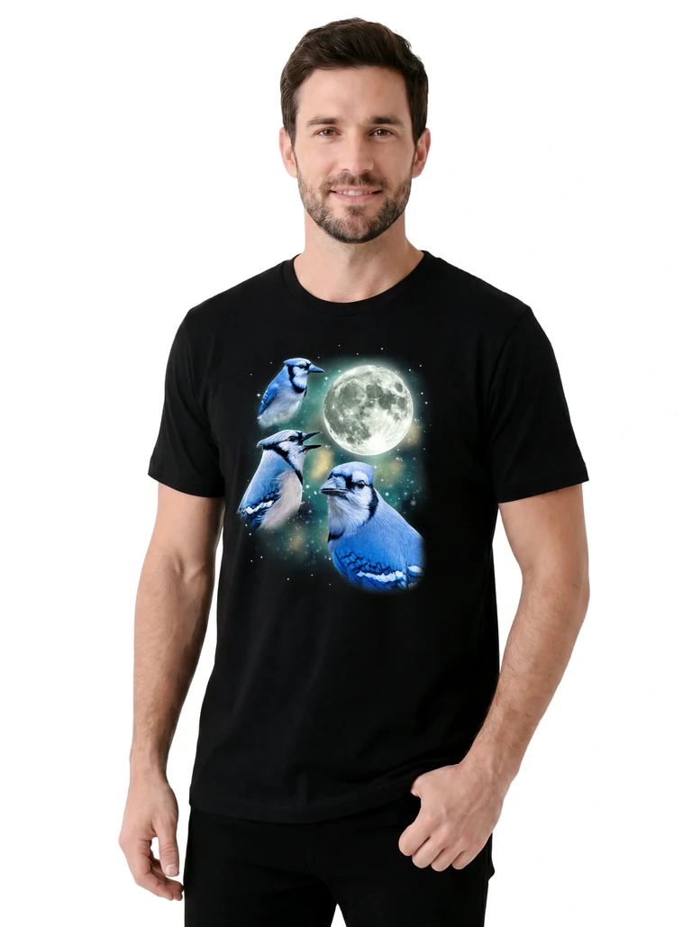 Three Blue Jay Moon on model m1-2