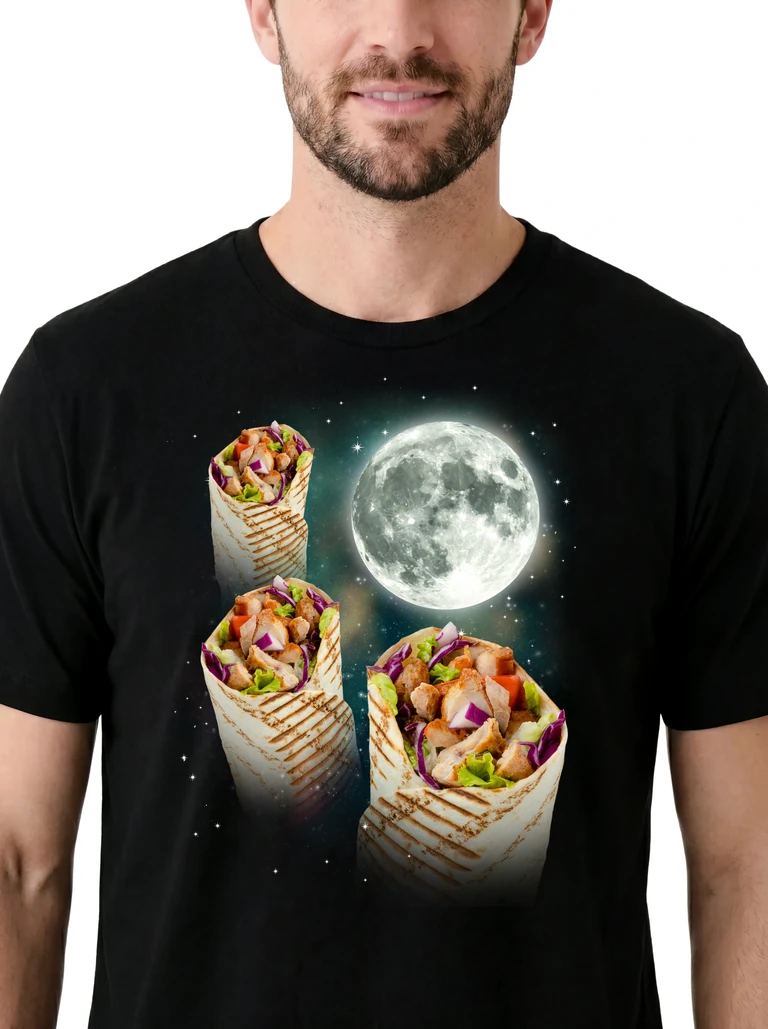 Three Burrito Moon on model m1-3