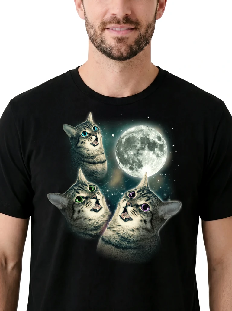 Three Cat Moon on model m1-3