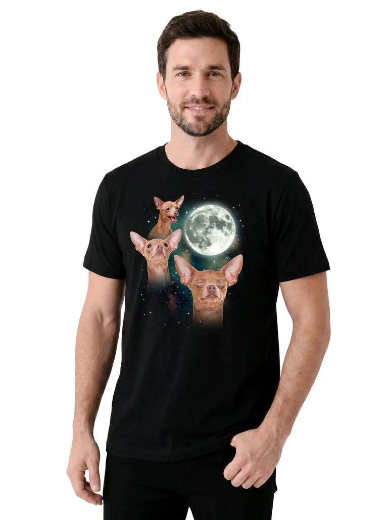 Three Chihuahua Moon on model m1-2