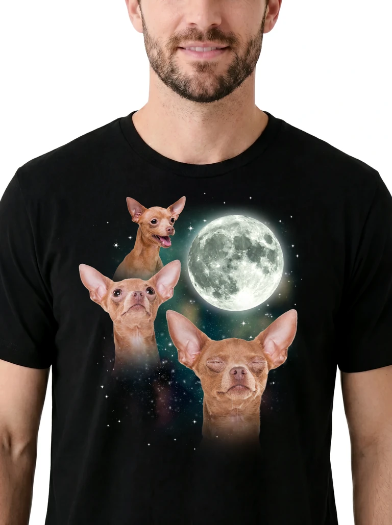 Three Chihuahua Moon on model m1-3
