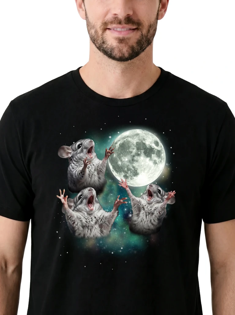 Three Chinchilla Moon on model m1-3