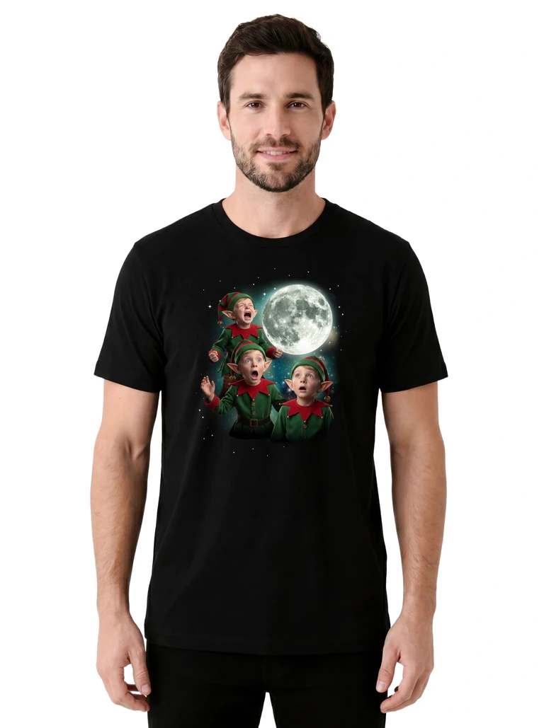 Three Christmas Elf Moon on model m1-1