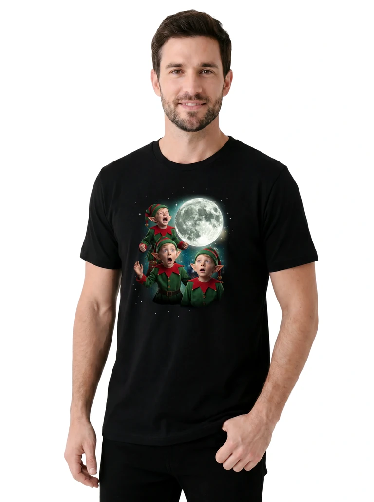 Three Christmas Elf Moon on model m1-2