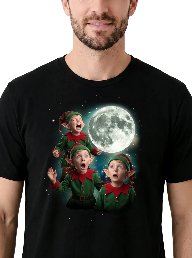 Three Christmas Elf Moon on model m1-3