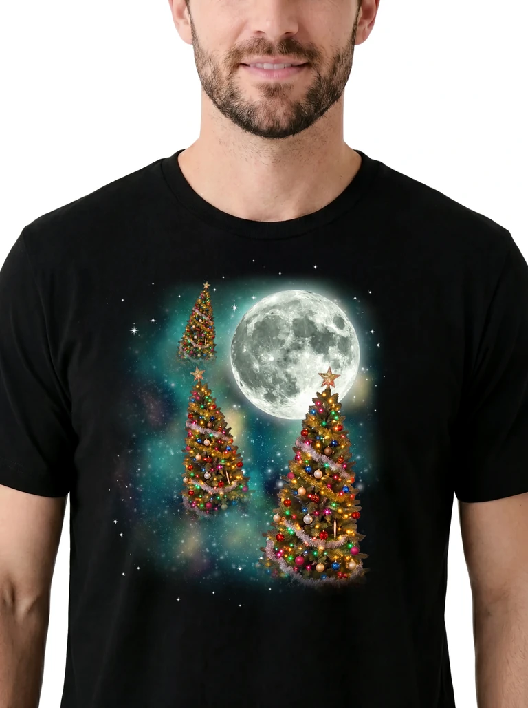 Three Christmas Tree Moon on model m1-3