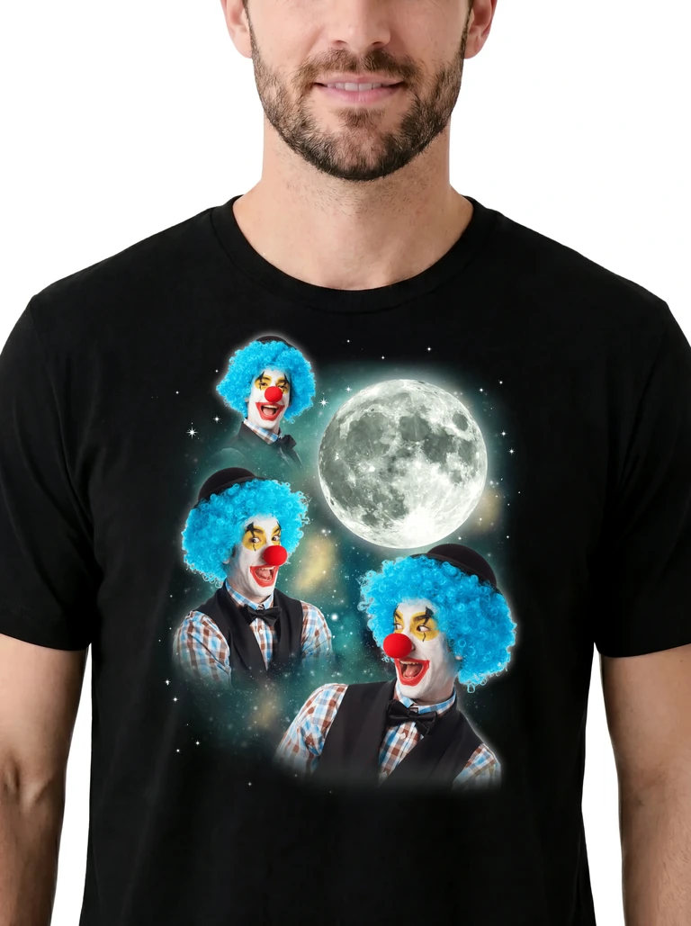 Three Clown Moon on model m1-3