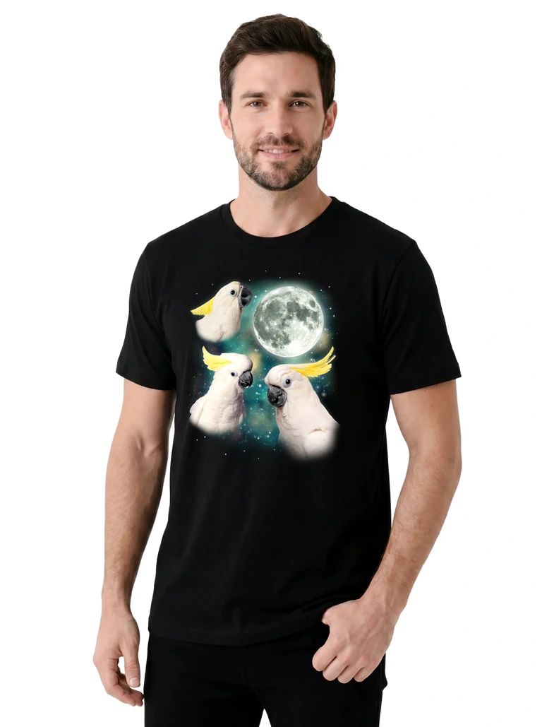 Three Cockatoo Moon on model m1-2