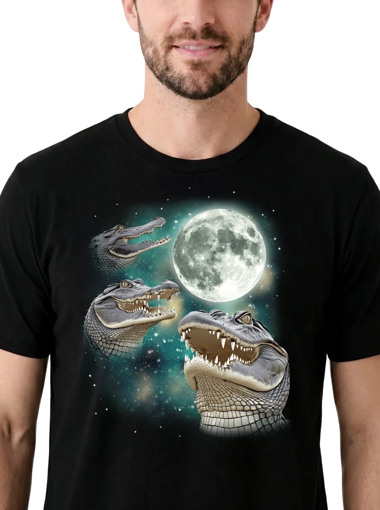 Three Crocodile Moon on model m1-3