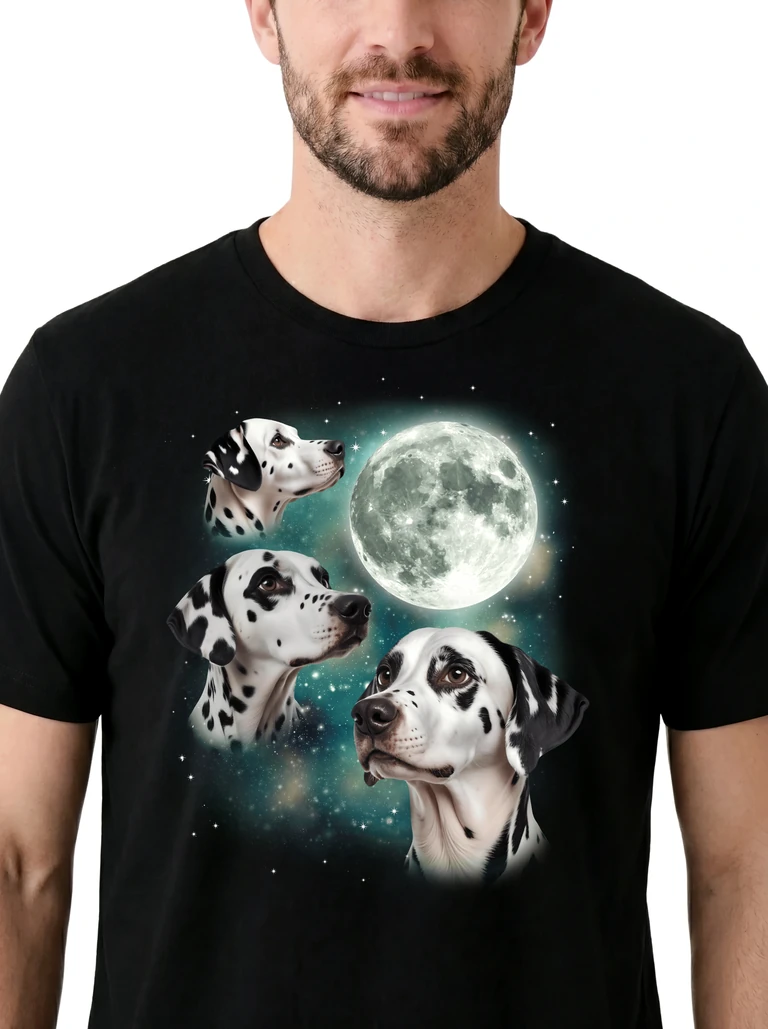 Three Dalmatian Moon on model m1-3