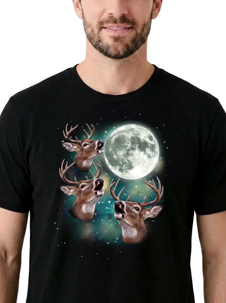 Three Deer Moon on model m1-3