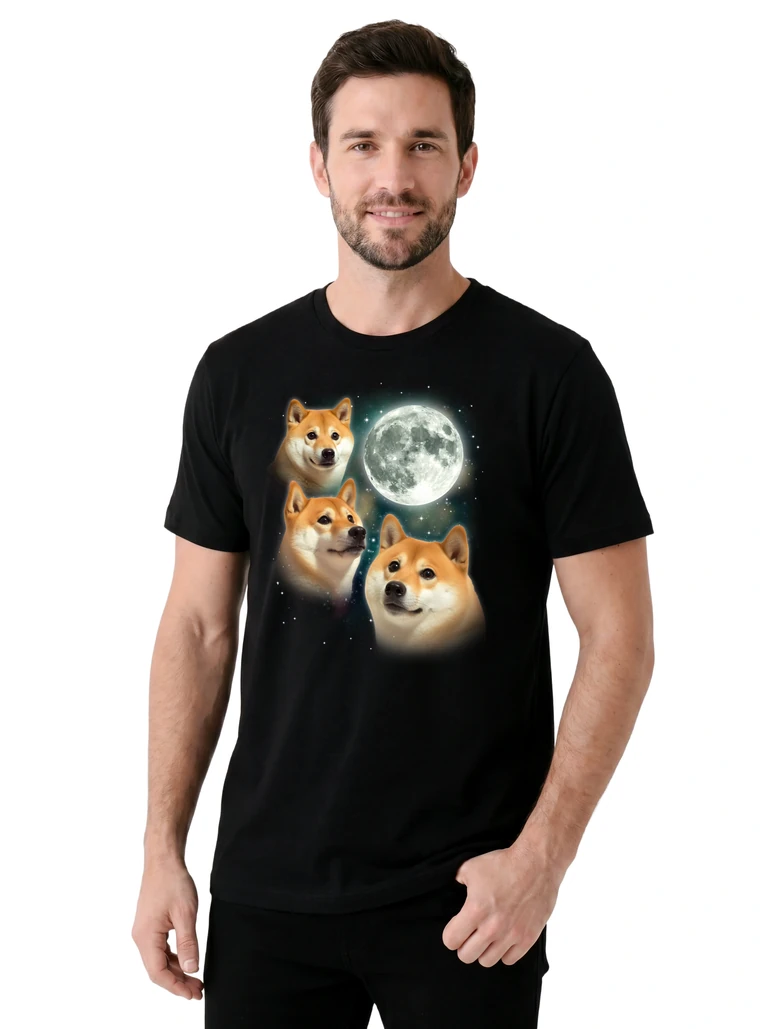 Three Doge Moon on model m1-2