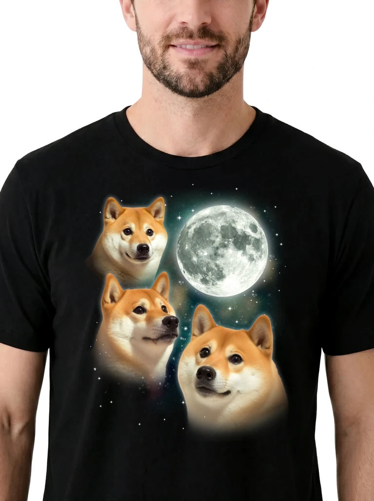 Three Doge Moon on model m1-3