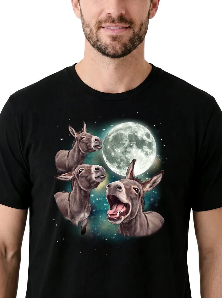 Three Donkey Moon on model m1-3