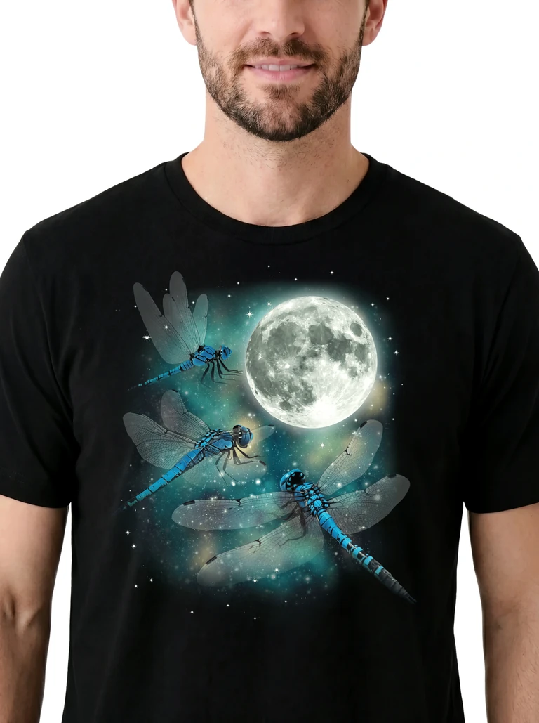 Three Dragonfly Moon on model m1-3