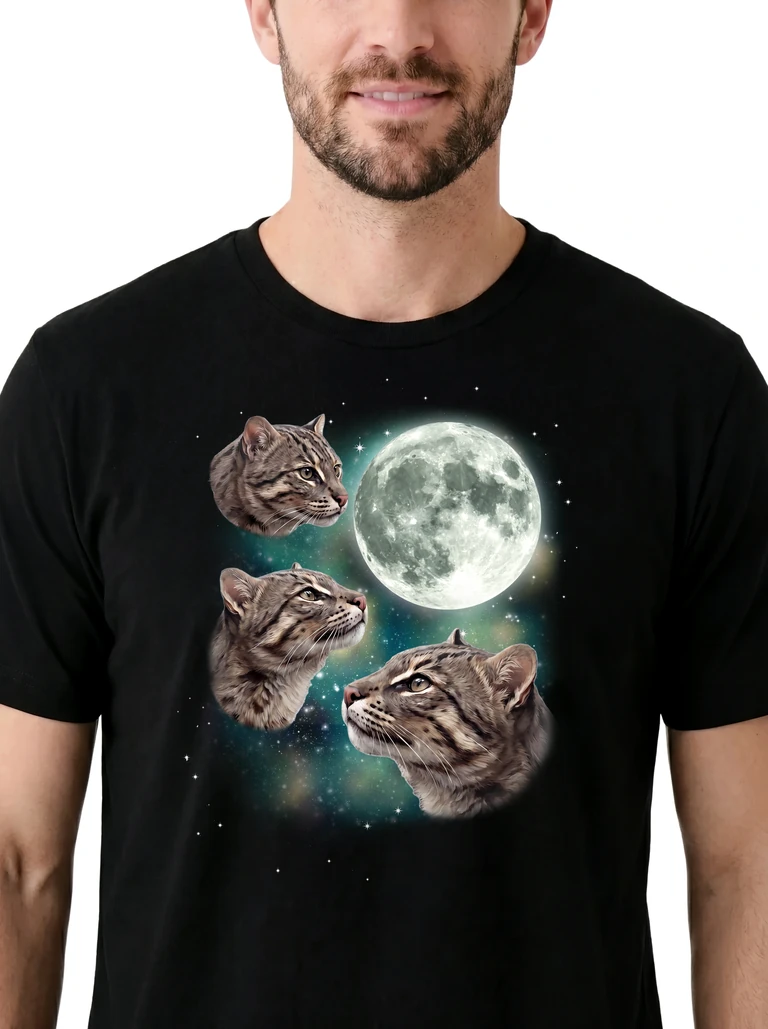 Three Fishing Cat Moon on model m1-3