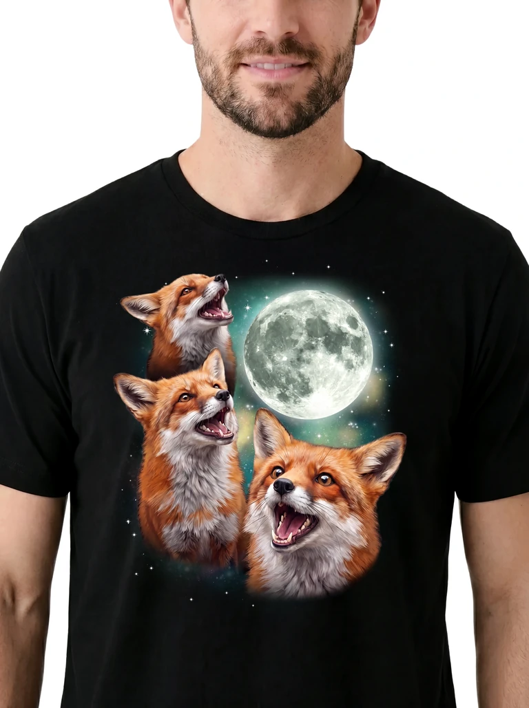 Three Fox Moon on model m1-3