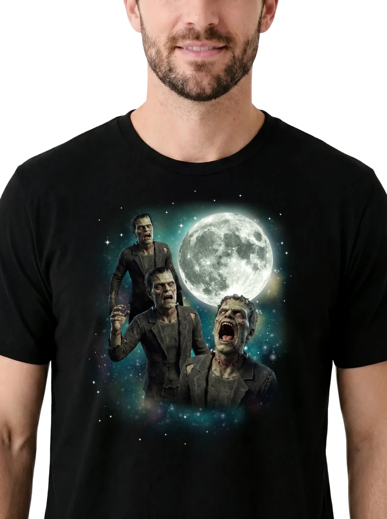 Three Frankenstein Moon on model m1-3
