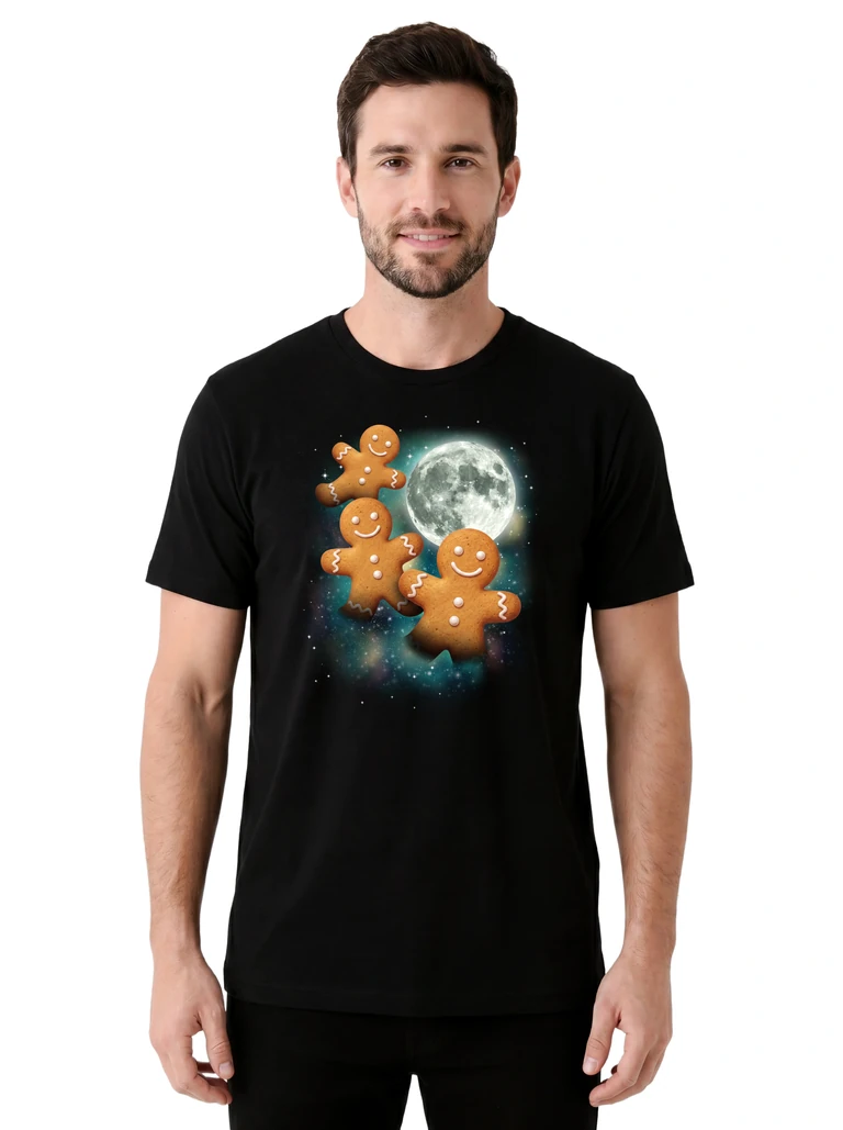 Three Gingerbread Men Moon on model m1-1