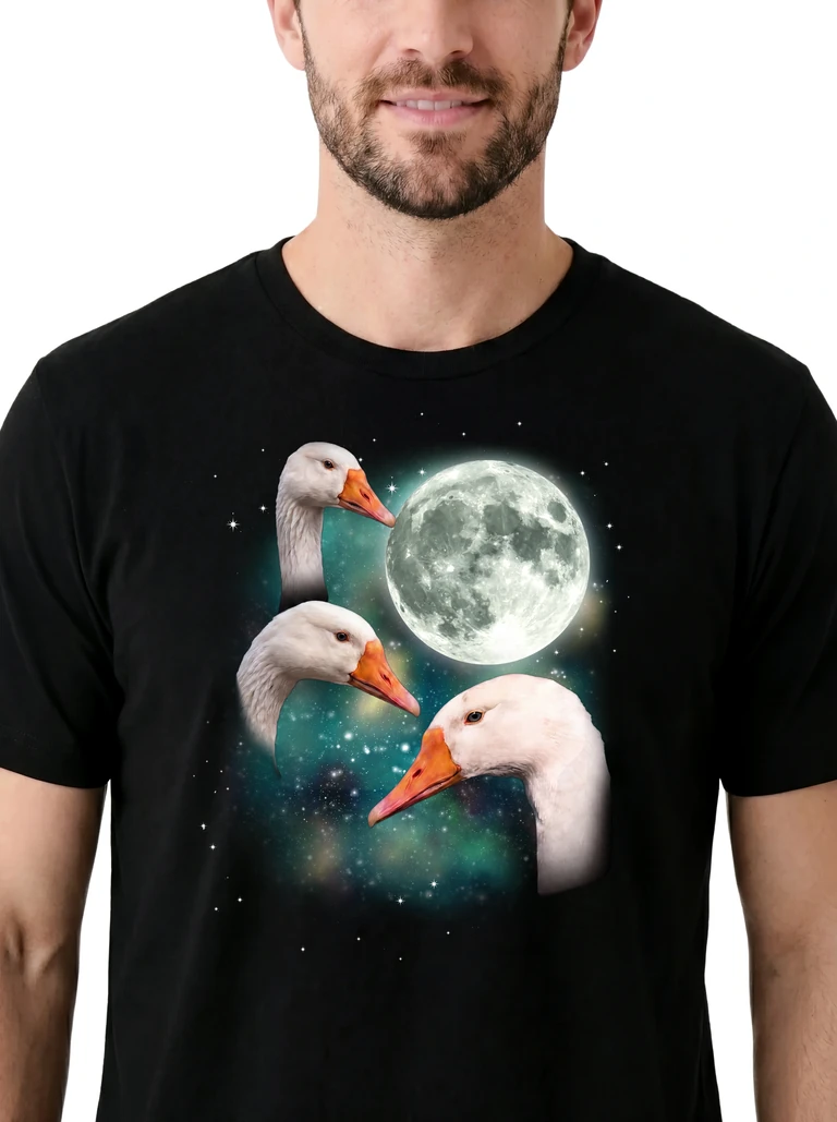 Three Goose Moon on model m1-3