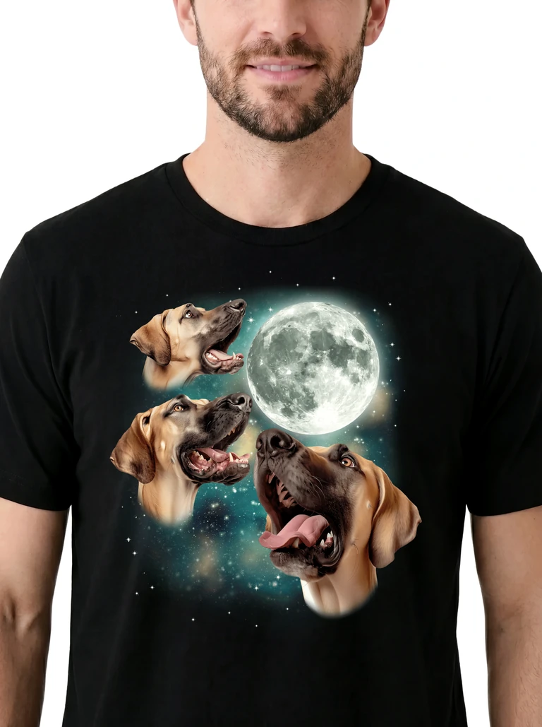 Three Great Dane Moon on model m1-3