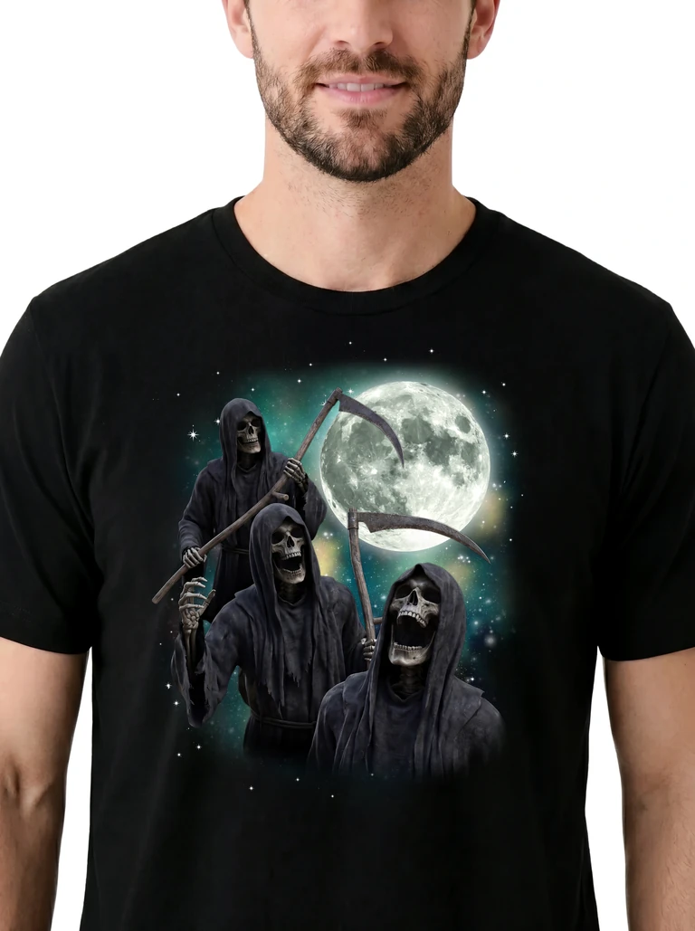Three Grim Reaper Moon on model m1-3