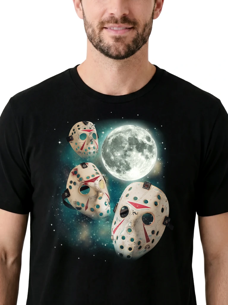Three Hockey Mask Moon on model m1-3