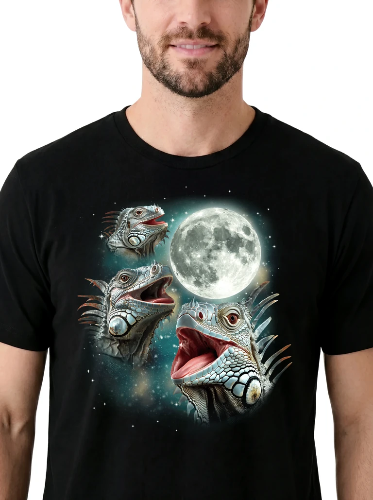 Three Iguana Moon on model m1-3