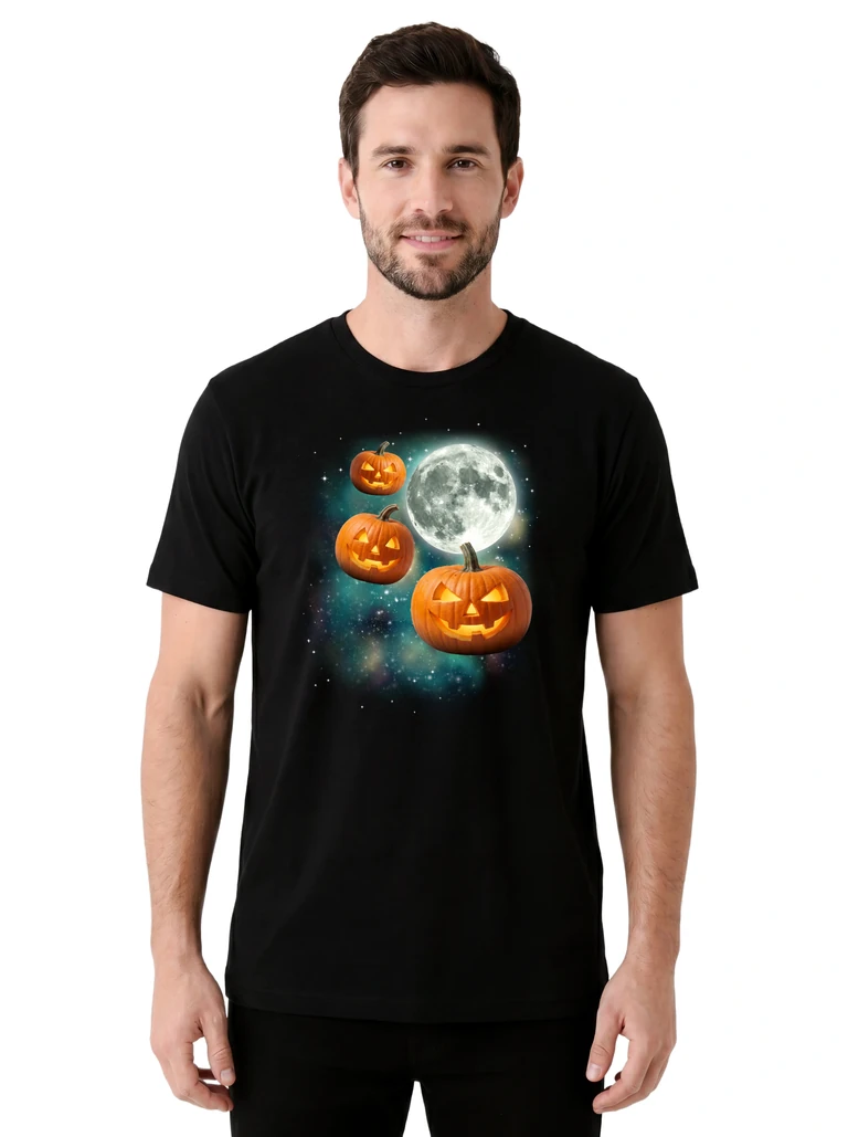 Three Jack O Lantern Moon on model m1-1