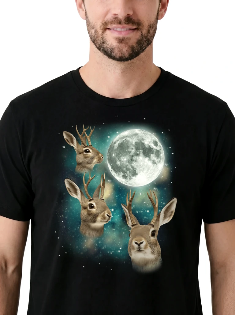 Three Jackalope Moon on model m1-3