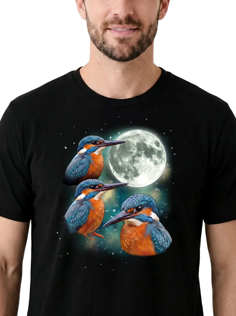 Three Kingfisher Moon on model m1-3