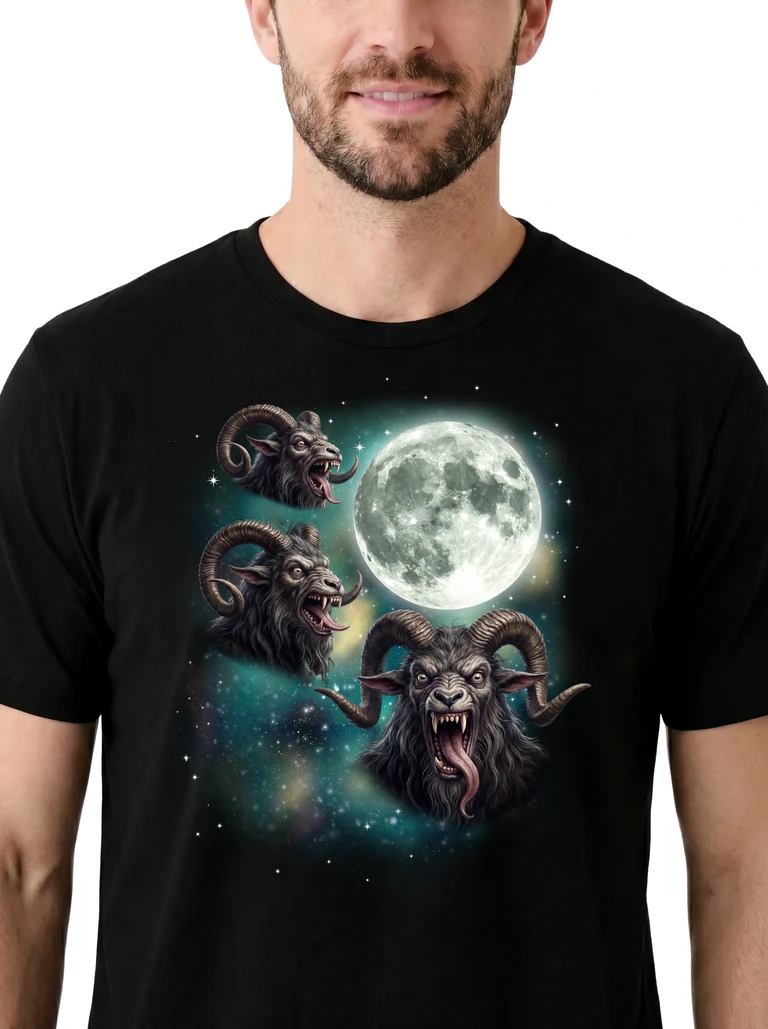 Three Krampus Moon on model m1-3