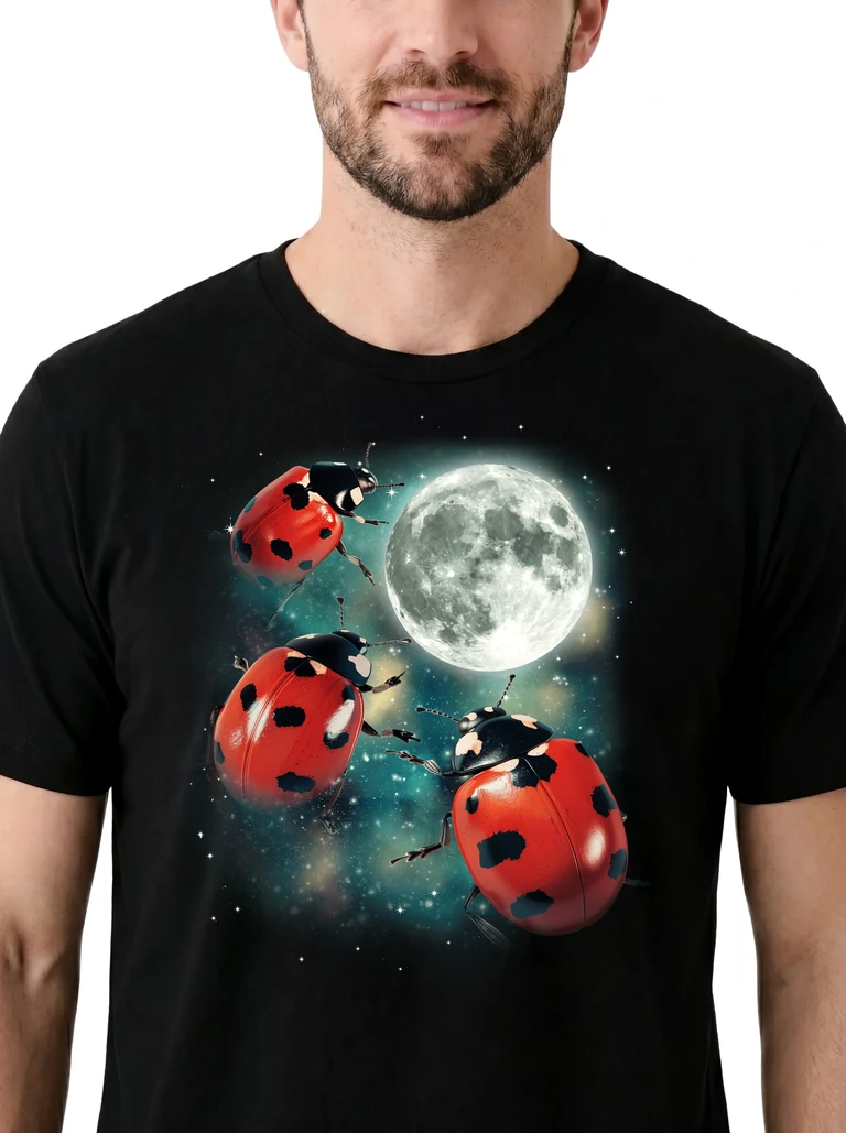 Three Ladybug Moon on model m1-3