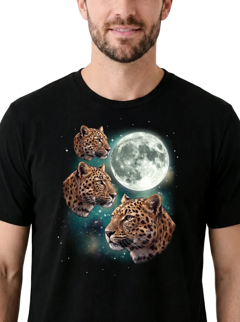 Three Leopard Moon on model m1-3