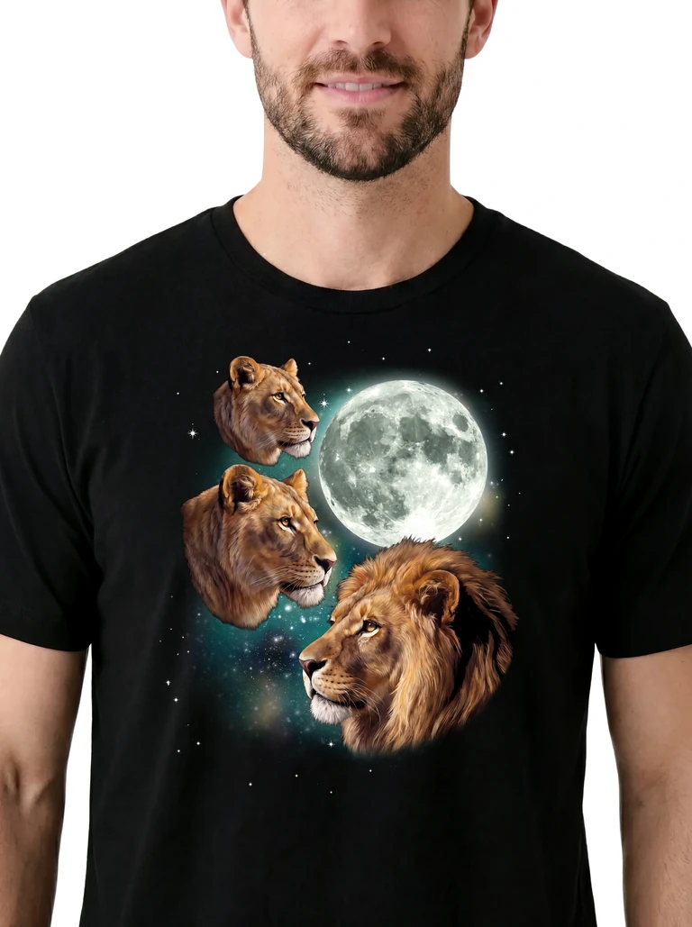 Three Lion Moon on model m1-3