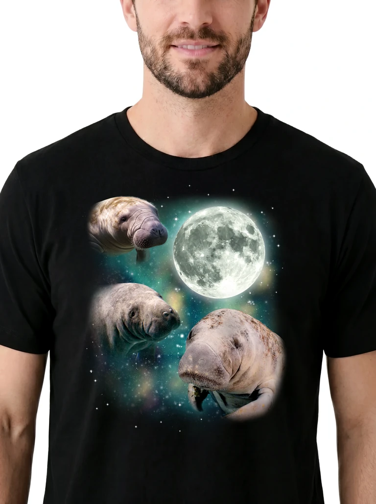 Three Manatee Moon on model m1-3