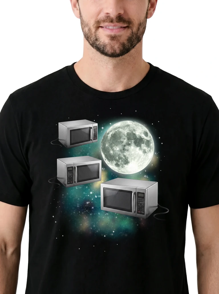Three Microwave Moon on model m1-3