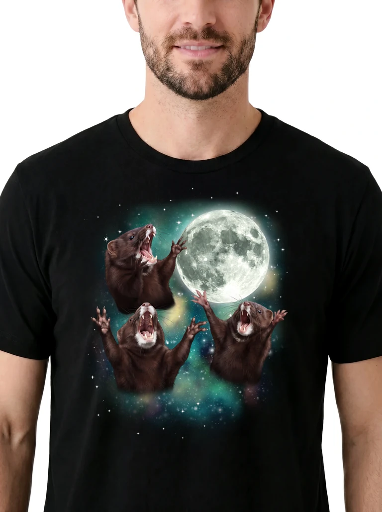 Three Mink Moon on model m1-3