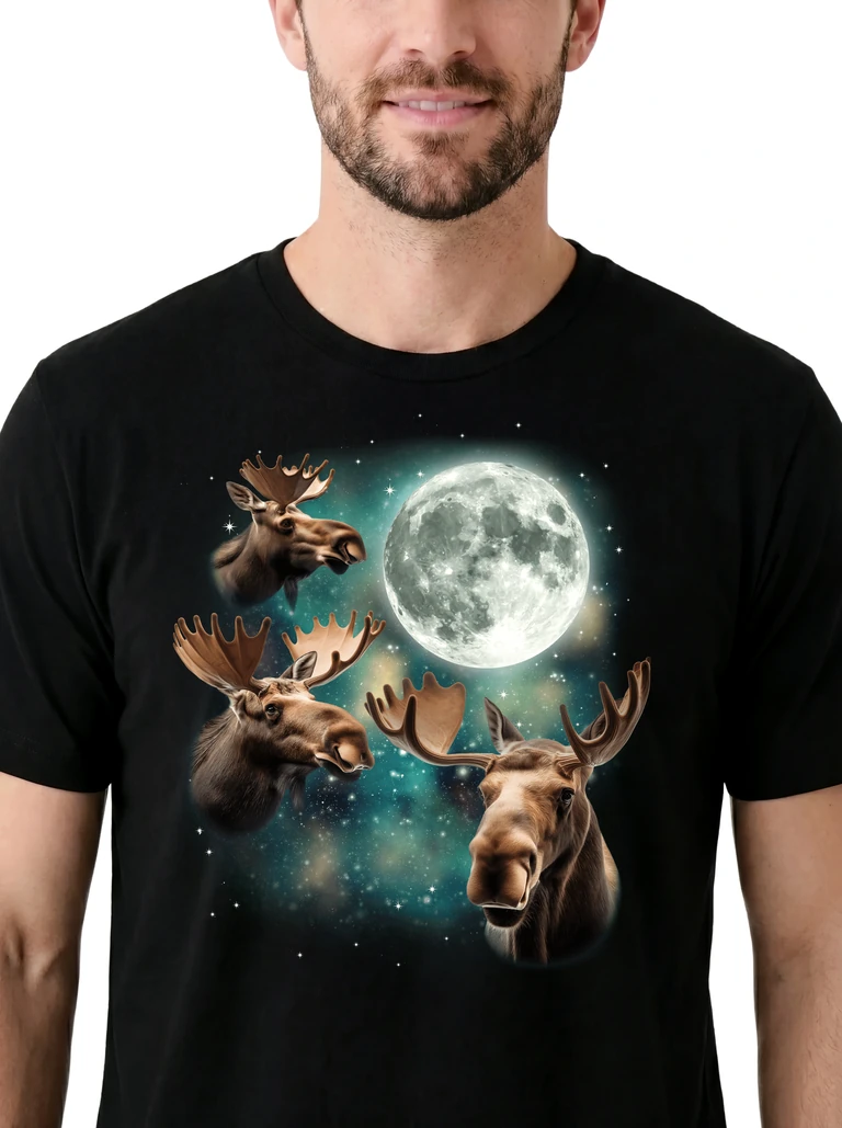 Three Moose Moon on model m1-3